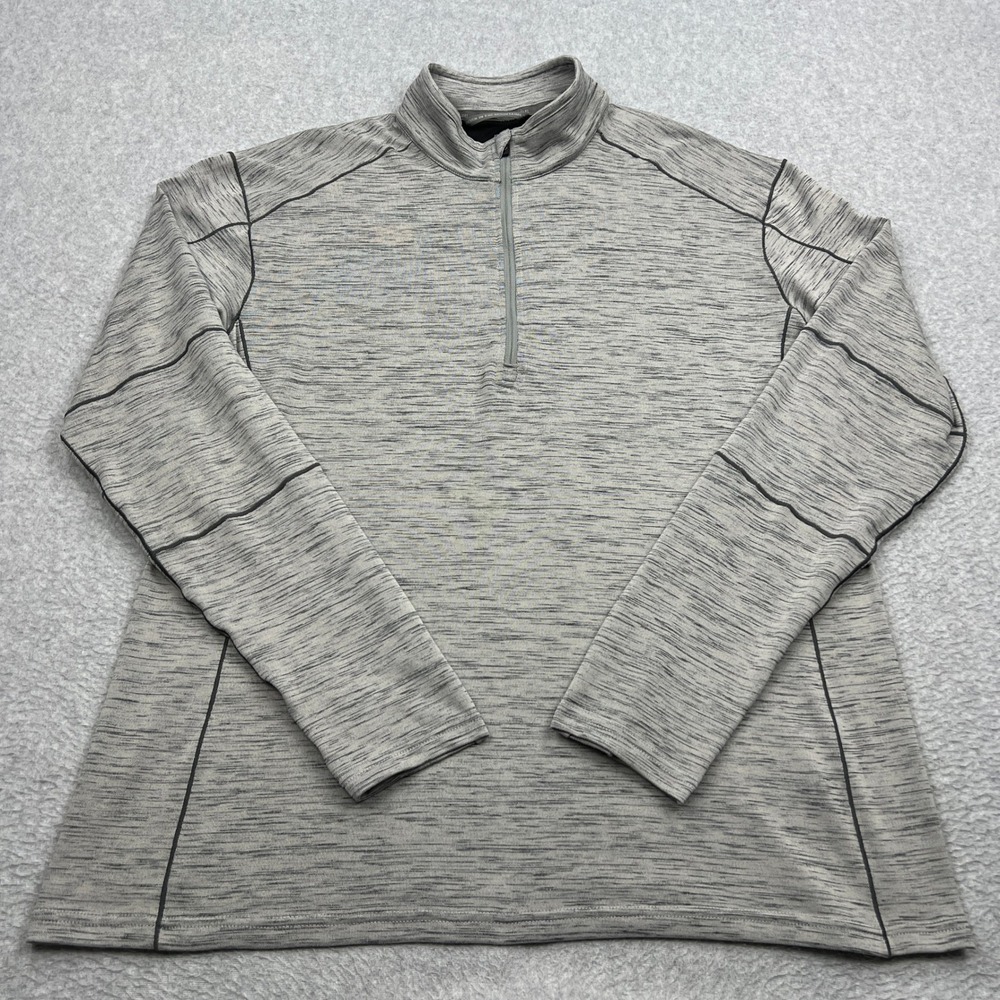Kuhl Alloy 1/4 Zip‎ Pullover Mens XXL Gray Mock Neck Long Sleeve Stretch 3118